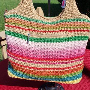 The Sak Crochet Large Shoulder Bag